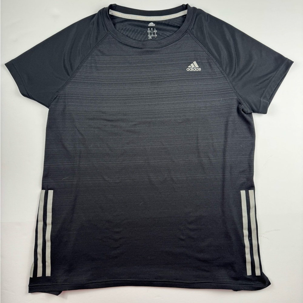 Adidas Men’s Black ClimaCool short sleeve running shirt size XL